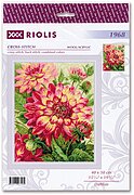Dahlias - Cross Stitch Kit