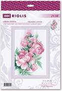 Lush Peonies - Cross Stitch Kit