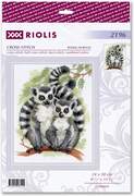 Lemurs - Cross Stitch Kit