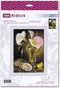 Calla Lilies and Oyster - Cross Stitch Kit