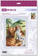 Like Cat and Dog - Cross Stitch Kit