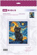 Starry Cat - Cross Stitch Kit