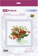 Strawberry Delight - Cross Stitch Kit, different perspective #1. Select this picture to zoom in
