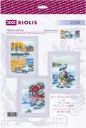 By The Lake - Cross Stitch Kit, different perspective #1. Select this picture to zoom in