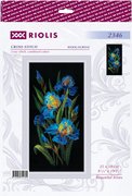 Beautiful Irises - Cross Stitch Kit, different perspective #1. Select this picture to zoom in