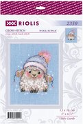 Little Lamb - Cross Stitch Kit, different perspective #1. Select this picture to zoom in
