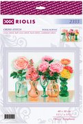 Flower Symphony - Cross Stitch Kit, different perspective #1. Select this picture to zoom in