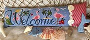 Welcome Flamingo - Cross Stitch Pattern