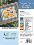 Courier Duos Summer Blue Jays - Cross Stitch Pattern