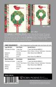 Cardinals Christmas Wreath - Quilt Pattern