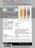 Joyful Trio - Quilt Pattern