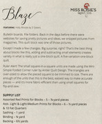 Blaze - Quilt Pattern