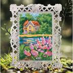 Summer Colors - Pink Floral - Cross Stitch Kit 