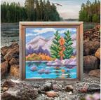 Summer Colors - Mountain - Cross Stitch Kit 