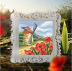 Summer Colors - Windmill - Cross Stitch Kit 