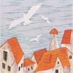 Seagulls Over the Sea Houses - Cross Stitch Kit