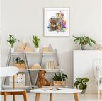 One Who Loves Flowers - Bear - Cross Stitch Kit