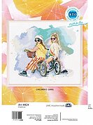 Children's Gang - Cross Stitch Kit, different perspective #1. Select this picture to zoom in