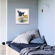 Thirsty Cat - Cross Stitch Kit