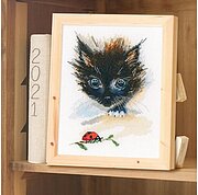 Ladybug and Super-Cat - Cross Stitch Kit