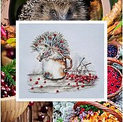 Hedgehog - Cross Stitch Kit