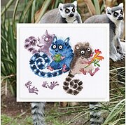 Furry Friends - Cross Stitch Kit