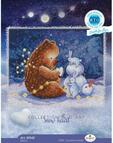 Snow Heart - Bear - Cross Stitch Kit 
