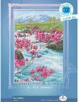 In The Moment - Pink Mountain - Cross Stitch Kit