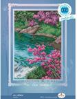In The Moment - Pink Floral - Cross Stitch Kit