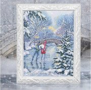 On the Ice Rink - Christmas Cross Stitch Kit