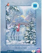 On the Ice Rink - Christmas Cross Stitch Kit