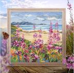 Flowers By A Mountain Lake - Cross Stitch Kit