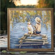 Gone Fishing - Cross Stitch Kit