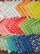 Raspberry Summer Sprout - Carnation - Quilt Fabric