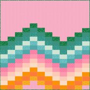 Rise And Shine Heat - Peach Blossom - Quilt Fabric