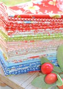 Rosie Flowers Rose - Quilt Fabric