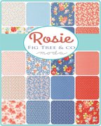 Rosie Flowers Rose - Quilt Fabric