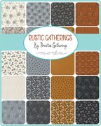 Rustic Gatherings Black Dirt - Pindot Dots - Quilt Fabric