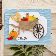 Country Wheelbarrow - Etched Dies 