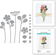 Sealed Blooming Stems - Etched Dies 