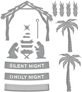 Nativity Scene - Etched Dies