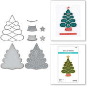 Stitched Christmas Tree - Etched Dies