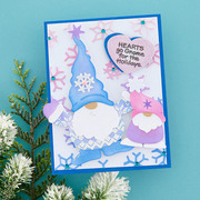 Gnome Hugs - Christmas Etched Dies 