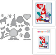 Gnome Hugs - Christmas Etched Dies 