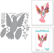 Hummingbird Card Creator - Etched Craft Die