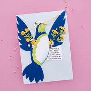 Hummingbird Card Creator - Etched Craft Die
