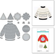 Stitched Christmas Sweater - Etched Dies