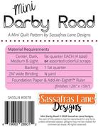 Mini Darby Road - Quilt Pattern
