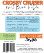 Crosby Cruiser - Quilt Pattern