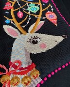 Oh Deer! Christmas Stocking - Cross Stitch Pattern